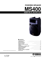 Yamaha MS-400 - Service Manual 